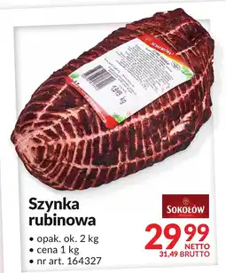 Makro Szynka rubinowa Sokołów oferta