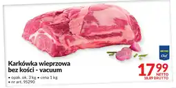 Makro Karkówka wieprzowa bez kości - vacuum Metro Chef oferta