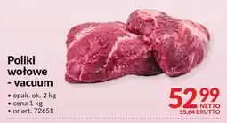 Makro Poliki wołowe - vacuum Makro oferta