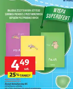 Auchan Zeszyt tematyczny a5 60 k. j.angielski oferta