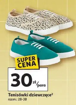 Auchan Tenisówki dziewczęce 28-38 oferta