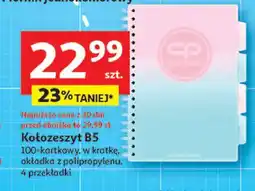 Auchan Kołozeszyt b5/100 k. Coolpack oferta