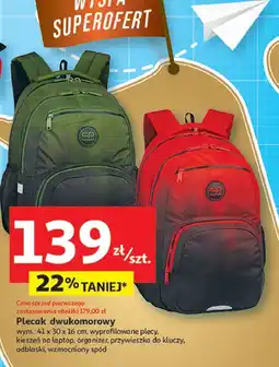 Auchan Plecak dwukomorowy Coolpack oferta