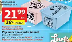 Auchan Pojemnik x-box animal 30 l oferta