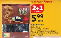 Auchan Algi morskie sushi nori Auchan Różnorodne (Logo Czerwone) oferta
