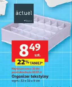 Auchan Organizer tekstylny 32 x 9 cm Actuel oferta