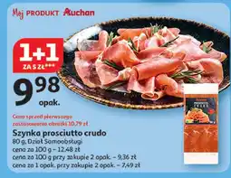 Auchan Szynka prosciutto crudo Auchan oferta