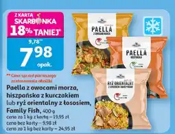 Auchan Ryż orientalny z łososiem i warzywami Family Fish oferta