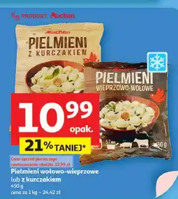 Auchan Piemieni z kurczakiem Auchan Różnorodne (Logo Czerwone) oferta