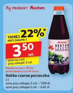 Auchan Nektar czarna porzeczka Auchan oferta