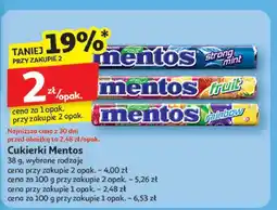 Auchan Dropsy rainbow Mentos Classic oferta