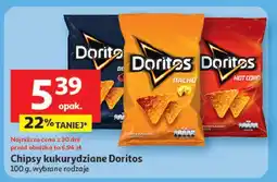 Auchan Chipsy kukurydziane o smaku barbeque Doritos oferta