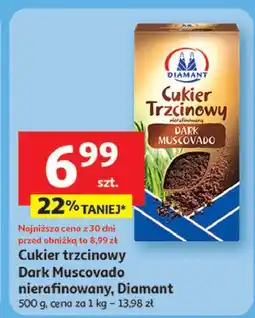Auchan Cukier trzcinowy dark muscavado Diamant oferta