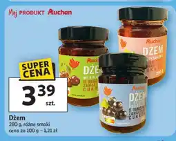Auchan Dżem czarna porzeczka Auchan oferta