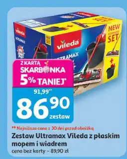 Auchan Mop z wiadrem ultramax Vileda oferta