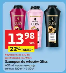 Auchan Szampon do włosów farbowanych Gliss Kur Colour Perfector oferta