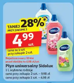 Auchan Płyn do mycia wiosenny bukiet Sidolux Uniwersalny oferta