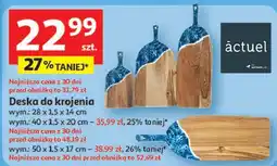 Auchan Deska do krojenia 50 x 1.5 17 cm Actuel oferta