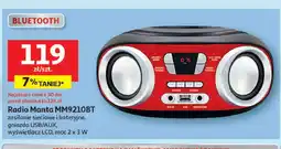 Auchan Radioodtwarzacz mm9210bt chilli Manta oferta