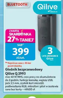 Auchan Głośnik q.1993 Qilive oferta