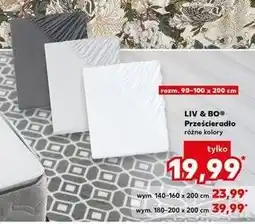 Kaufland Prześcieradło 180-200 x 200 cm Liv & Bo oferta