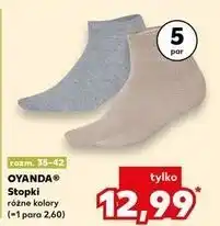 Kaufland Stopki damskie 35-42 Oyanda oferta