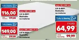 Kaufland Nakładka na materac 160 x 200 cm Liv & Bo oferta