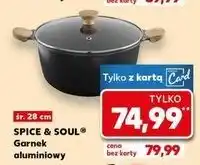 Kaufland Garnek aluminiowy 28 cm Spice&Soul oferta
