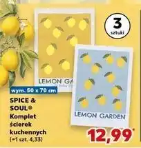 Kaufland Ścierki kuchenne 50 x 70 cm Spice&Soul oferta