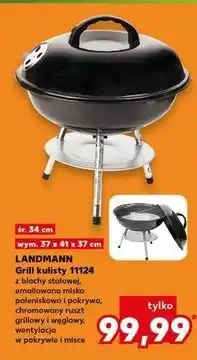 Kaufland Grill kulisty śr. 34 cm Landmann oferta