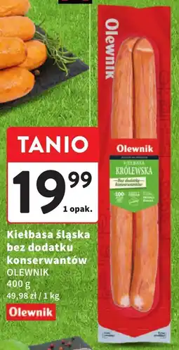 Intermarche Kiełbasa śląska bez dodatku konserwantów oferta