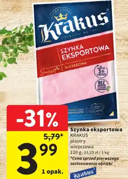 Intermarche Szynka eksportowa oferta