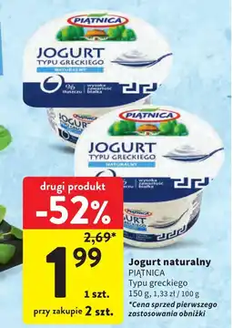 Intermarche Jogurt naturalny oferta