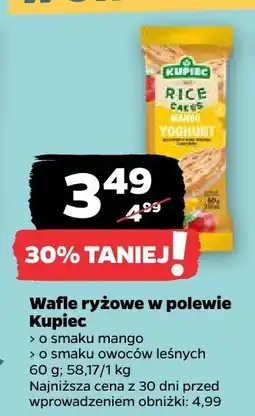 Netto Wafle ryżowe w polewie o smaku mango Kupiec oferta