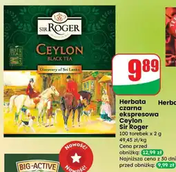 Dino Herbata czarna ekspresowa Ceylon Sir Roger oferta