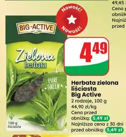 Dino Herbata zielona liściasta Big Active oferta