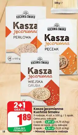 Dino Kasza jęczmienna Kuchnia Smaku oferta