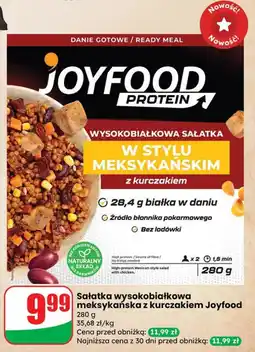 Dino Sałatka wysokobiałkowa meksykańska z kurczakiem Joyfood oferta