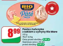 Dino Pasta z tuńczyka z sokiem z cytryny Rio Mare oferta