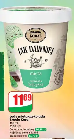 Dino Lody mięta-czekolada belgijska Jak Dawniej Bracia Koral oferta