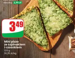 Dino Mini pizza ze szpinakiem i czosnkiem Piekarnia oferta