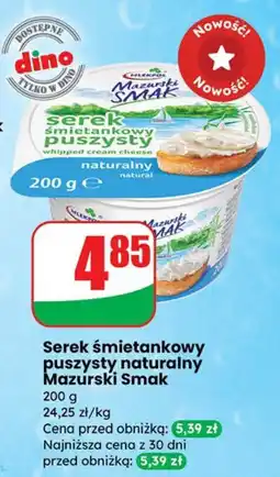 Dino Serek śmietankowy puszysty naturalny Mazurski Smak oferta