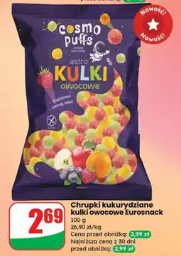 Dino Chrupki kukurydziane Cosmo Puffs kulki owocowe Eurosnack oferta