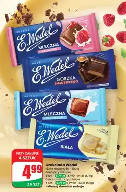 Dino Czekolada Wedel mleczna malinowa E.Wedel oferta