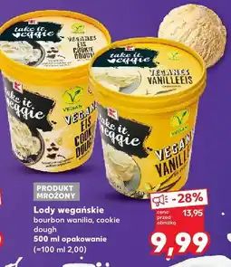 Kaufland Lody wegańskie cookie dough Take it veggie oferta