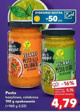 Kaufland Pesto bazyliowe K-Classic oferta