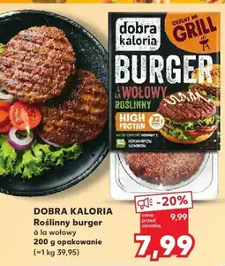 Kaufland Burger roślinny a'la wołowy Dobra Kaloria oferta
