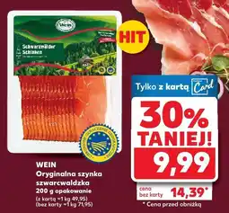 Kaufland Oryginalna Szynka Szwarcwaldzka Wein oferta