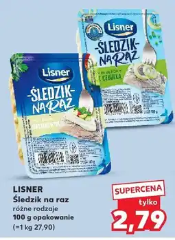 Kaufland Śledź na raz Lisner oferta