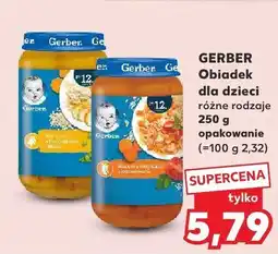 Kaufland Obiadek dla dzieci Gerber różne rodzaje oferta